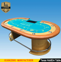 Hot Stamping Texas Hold'em Custom Printed Casino Felt with LOGO Design
