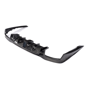 Lame de diffuseur arrière pour voiture en Fiber de carbone, accessoire de véhicule, <span class=keywords><strong>Mercedes</strong></span> Benz E43 <span class=keywords><strong>E63</strong></span> <span class=keywords><strong>AMG</strong></span> E350 E400 Sport 17 — 18, W213 - Product Image 2