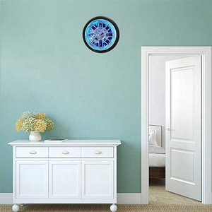 サイレントタイヤ壁時計屋内ホームファッション装飾ライト付きReloj De Pared