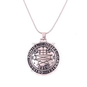 Huilin venta al por mayor de los cazadores de fantasmas estaño talismán de colgante de Metal en Nuevo Modelo collares - Product Image 1