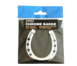 Emblème de badge de <span class=keywords><strong>voiture</strong></span> en chrome électrolytique en forme de sabot de <span class=keywords><strong>cheval</strong></span> - Product Image 2