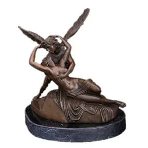 Huisdecoratie Metalen Messing Ambachten Levensgrote Bronzen Dame En Man Liefde Sculptuur Te Koop