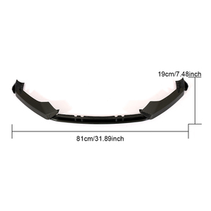 Becquet avant à lèvre en Fiber de carbone TTRS A Style, pour Audi TT <span class=keywords><strong>RS</strong></span> 2016 — 2018 - Product Image 6