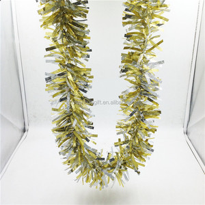 De Navidad al aire libre de cable color mezclado oropel garland - Product Image 2
