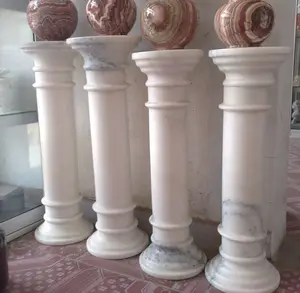 Colonnes en marbre, pierre naturelle, design romain