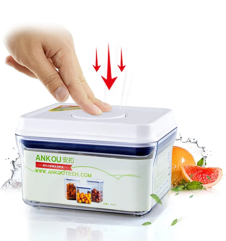 700ml Küche handgemachte klare transparente Obst behälter/Salz behälter/Lebensmittel behälter Box und Trocken korn Lagerung