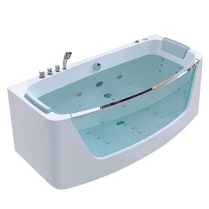 Bon <span class=keywords><strong>prix</strong></span> verre écran de baignoire de massage acrylique bain à remous jacuzzi baignoire avec douche - Product Image 2