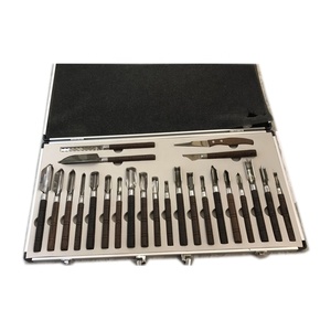 مجموعة أدوات نحت متنوعة للفواكه والخضروات مكونة من 25 قطعة من سكاكين النقش المعدنية الاحترافية عالية الجودة - Product Image 2