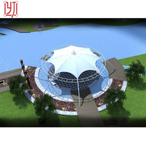 Cấu Trúc Màng Căng PVDF Bleacher Canopy Thiết Kế Mái Nhà - Product Image 5