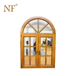 cheap arched decorative aluminum window security bars, bow window prices