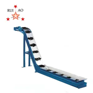 High quality steel hinged belt conveyor magnetic and screw type chip conveyor