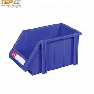 Industrial shelf plastic storage box tool bin