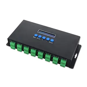 Led Rgb Light Control 16 Channels Artnet To SPI Pixel Light Controller RGB Led Matrix Controller For IC SK6812 TM1814 P9412 SM16703