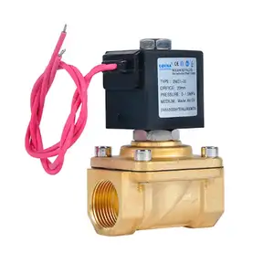 COVNA-válvula eléctrica de 220V, CA, 2 ", DN50, Control de flujo, 12V, válvula de cierre solenoide para agua