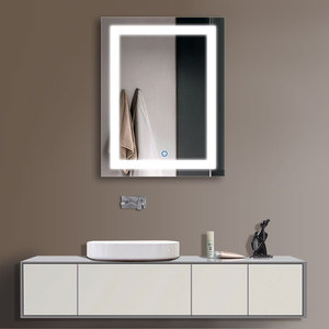 Liteharbor Blanc LED Miroir Lumière Design Moderne Carré Coiffeuse <span class=keywords><strong>Luminaire</strong></span> Miroir Rectangulaire Mural pour Hôtels - Product Image 5