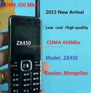 नई कम लागत सस्ते सीडीएमए 450 Mhz मोबाइल फोन ZX450 रूसी मंगोलियाई Skylink Gmobile सीडीएमए 450