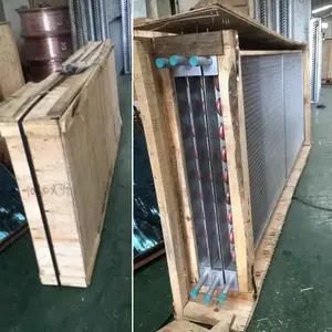 Bobine d'évaporateur de climatiseur à ailettes ondulées fendues pour la réfrigération