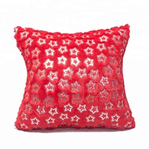 Cheersee Silver Golden Stamping White Fluffy Fur Pillow Outdoor Kids <strong>Cushion</strong> Cover Floor Shaggy Pillow <strong>Bench</strong> <strong>Cushion</strong> with Zipper - Product Image 6