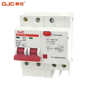 QJC Factory OEM ODM BD1LE-63 32ATタイプ3PN残留電流作動回路ブレーカーMCB ELCB RCD RCCB RCBO - Product Image 5