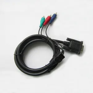 Заводской индивидуальный прямоугольный стерео-RCA Штекерный кабель AUX AV видео аудио кабель