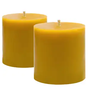 도매 주문 냄새가 좋은 자연적인 beeswax 기둥 초