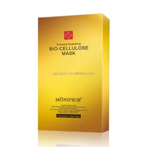 Masque Facial cosmétique OEM, étiquettes de protection à base de Bio-cellulite, hydratant, de marque,