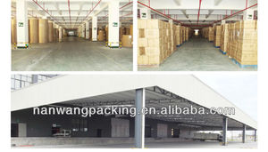 Обычная коричневая крафт-бумага без печати с плоской бумажной ручкой - Product Image 5