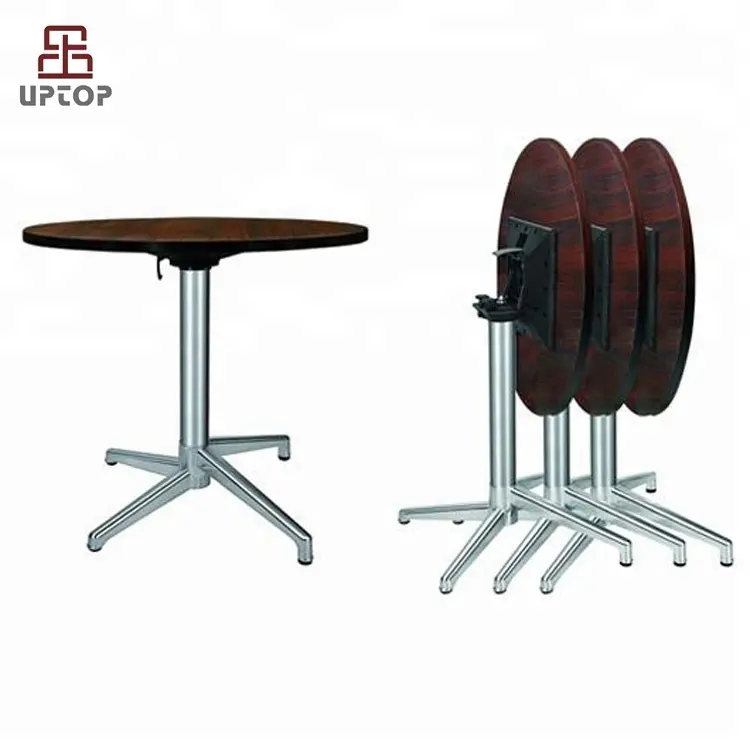 (SP-FT393) 2021 High Quality Commercial Round Folding Outdoor Table For Bistro Bar For Restaurant