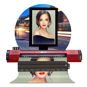 Inkjet Large Format Vinyl Flex Banner l805 Eco Solvent Printer With DX5 Printhead