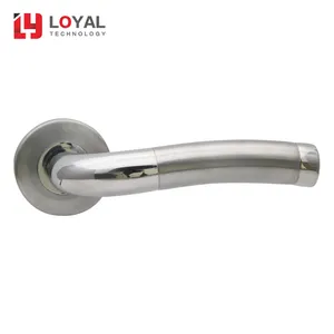 उच्च गुणवत्ता आंतरिक दरवाजा 304 स्टेनलेस स्टील ट्यूब लीवर प्रकार दरवाज़े के हैंडल