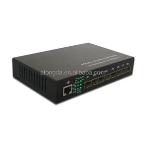 ATONGDA gigabit switch in <span class=keywords><strong>fibra</strong></span> ottica 1000Mbps 2 rj45 porte ethernet PER 4 sfp OTTICA prese - Product Image 4