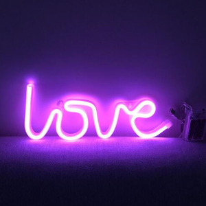 Boda amor carta luz de neón para la decoración de la habitación lámpara de la fiesta de cumpleaños - Product Image 2