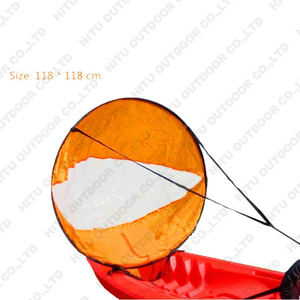 Kit de voile de kayak océanique 2 personnes de haute qualité coque gonflable en PVC pour la randonnée en plein air sur les lacs et les rivières longueur 4m - Product Image 4