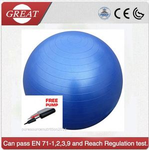 Équipement de stabilité Anti-burst Soft <span class=keywords><strong>Gym</strong></span> Ball Anti Burst Exercise <span class=keywords><strong>Ballon</strong></span> de Stabilité Avec Pompe - Product Image 1