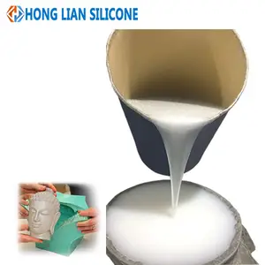 2 parts liquid silicone rubber for plaster statue mould making good price wholesale low viscosity rtv2 silicone