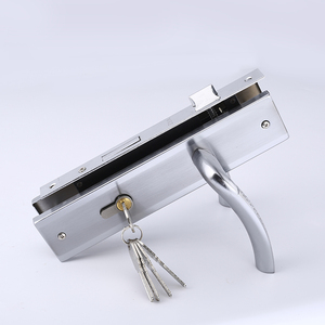 铝柄铁板完整门锁门把手大尺寸手柄锁 - Product Image 2