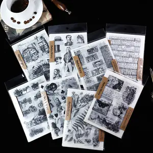 Creative black basic ปฏิทิน plan วันที่ number retro เรียบง่ายรายเดือนสติ๊กเกอร์ตกแต่ง DIY Scrapbooking planner photo