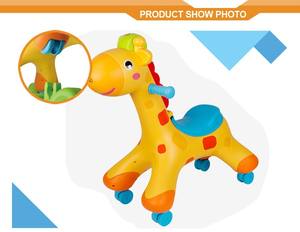 Toysbase divertente del fumetto giraffa <span class=keywords><strong>2</strong></span> in 1 giro sul bambino giocare auto - Product Image 5