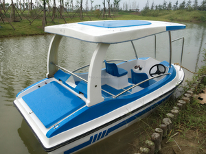 เรือไฟเบอร์กลาสขับเคลื่อนด้วยพลังน้ำ - Product Image 6