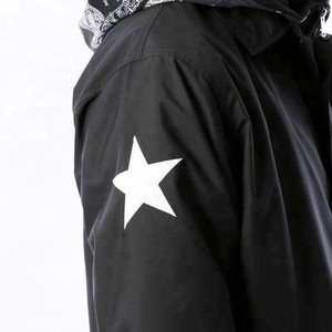 Blousons Bomber Noirs Décontractés Personnalisés Coupe-Vent en Toile pour Hommes – Vêtements d'extérieur OEM – Blousons Homme Tissés Style <span class=keywords><strong>North</strong></span> <span class=keywords><strong>Face</strong></span> Coupe Ample - Product Image 6