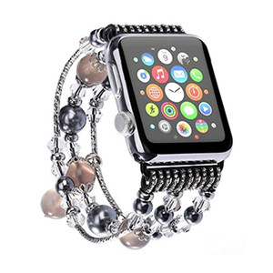 <span class=keywords><strong>Bracelet</strong></span> pour <span class=keywords><strong>Apple</strong></span> <span class=keywords><strong>Watch</strong></span> Band, <span class=keywords><strong>Bracelet</strong></span> de remplacement en perles de sport à la mode pour <span class=keywords><strong>Apple</strong></span> <span class=keywords><strong>Watch</strong></span> Femmes Filles 38mm/<span class=keywords><strong>42mm</strong></span> - Product Image 2