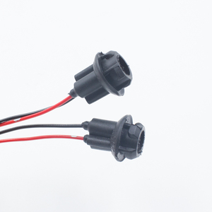 Câbles de douille d'ampoule LED T10 T15 W5W 168 194 501 13cm pour lampe intérieure VW CC, caoutchouc vert 12V FSYLX - Product Image 2