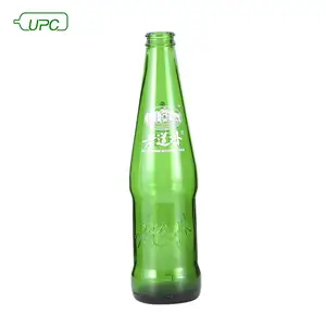 Botella de vidrio verde para bebidas, botella de vidrio para refrescos, 250ml