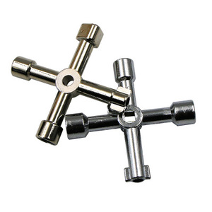 Đa Chức Năng Cross Square Round Hole Key Wrench Phổ Vuông Tam Giác Tàu Điện Tủ Hộp Thang Máy Tủ - Product Image 6