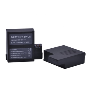 EN GROS 1500mAh DS-S50 DSS50 remplacement Batteries Akku pour <span class=keywords><strong>AEE</strong></span>/PNJ D33 S50/S51 S51 S60 S71 S70 les Caméras de la série - Product Image 4
