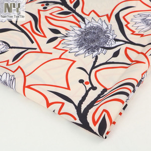 Nanyee textil girasol diseño sublimación impresa tela de gasa - Product Image 2