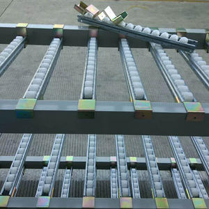 מחסן זרימת דרך הזזה גלגל צינור רולר מסלול מורט מזרן - Product Image 5