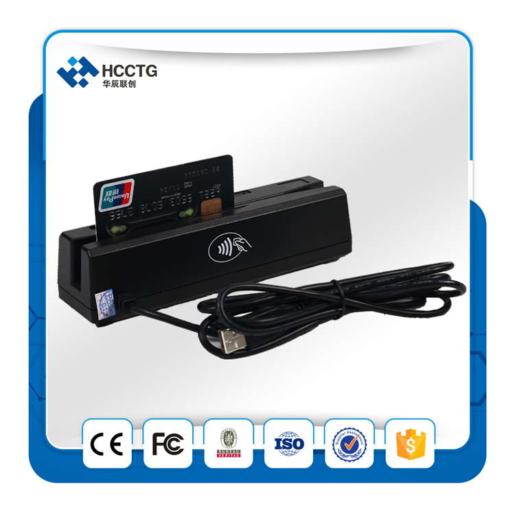 13.56 МГц Usb 3 Дорожки Магнитной Мобильный Pos Card Reader-HCC110