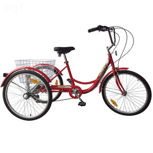 Cadre en acier tricycles adultes 400 livre capacité/nouveau style tricycles adultes 6 vitesses/tricycles adultes 7 vitesse 26 pouces - Product Image 2