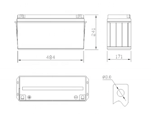 MFSLA鉛酸12v150ahソーラーパネル用ソーラーバッテリー15kwソーラー街路灯ソーラーエナジーシステム - Product Image 3